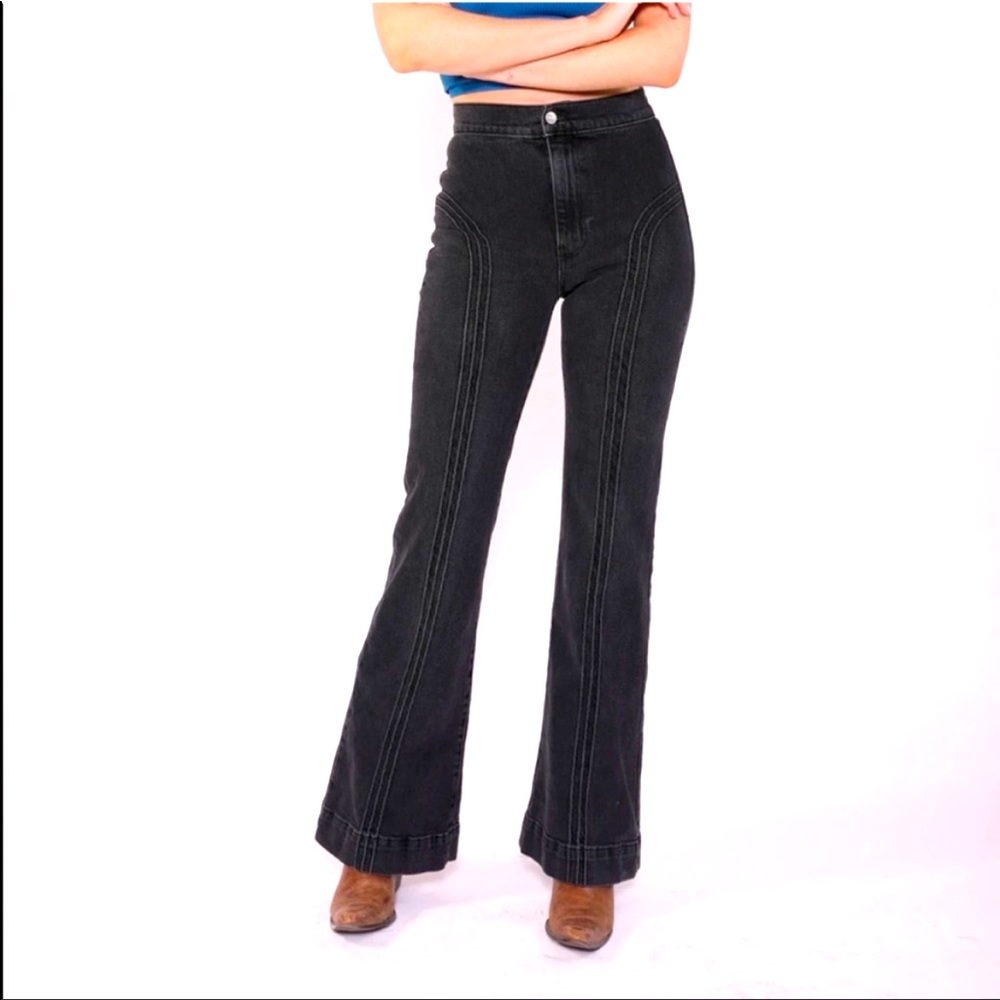 Revice Roller Girl Flares Denim Jean Bell Bottoms